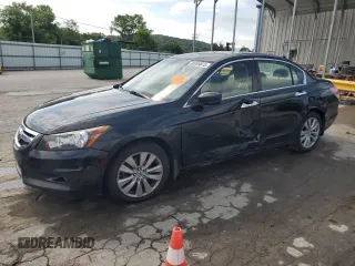 2011 Honda Accord EX-L with VIN 1HGCP3F82BA012737, listed as a Copart auction lot 63999815 with 175,229 mi miles and Salvage title. Bid and sale history available at DreamBid. Image 1.