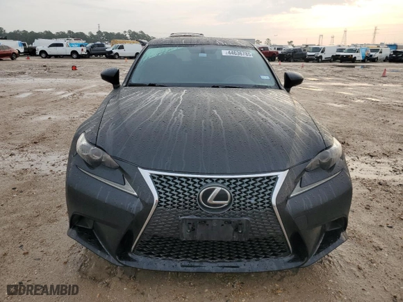 2016 Lexus IS 350 with VIN JTHCE1D24G5010302, listed as a Copart auction lot 44636785 with 141,665 mi miles and Salvage Title. Bid and sale history available at carsss.com. Image 5.