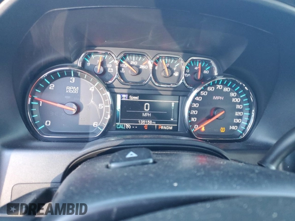 2016 Chevrolet Silverado 1500 LT with VIN 1GCUKREC4GF229484, listed as a Copart auction lot 83385464 with 135,158 mi miles and Salvage Title. Bid and sale history available at DreamBid. Image 9.
