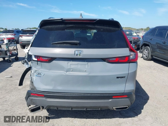 2024 Honda CR-V Sport with VIN 7FARS5H53RE025850, listed as a IAAI auction lot 41740782 with 27,398 mi miles and . Bid and sale history available at DreamBid. Image 16.