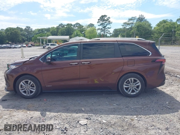 2021 Toyota Sienna Limited z VIN 5TDZRKEC7MS001242, wystawiony jako IAAI lot #42197486 z przebiegiem 99 182 mil mil oraz . Historia ofert i sprzedaży dostępna na DreamBid. Obrazek 14.