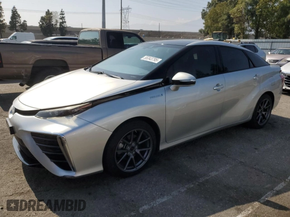2017 Toyota Mirai with VIN JTDBVRBDXHA003511, listed as a Copart auction lot 55343795 with 48,658 mi miles and Clean Title. Bid and sale history available at DreamBid. Image 1.