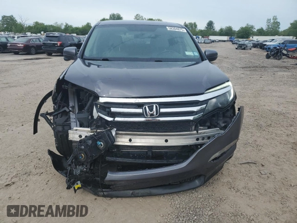 2017 Honda Pilot EX-L with VIN 5FNYF6H58HB066653, listed as a Copart auction lot 58304875 with 67,457 mi miles and Salvage title. Bid and sale history available at DreamBid. Image 5.