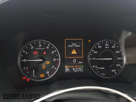 2023 Subaru Outback Touring with VIN 4S4BTAPC1P3168997, listed as a Copart auction lot 53549425 with 43,177 mi miles and Salvage title. Bid and sale history available at DreamBid. Image 9.