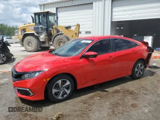 2019 Honda Civic LX with VIN 2HGFC2F65KH578149, listed as a Copart auction lot 52990095 with 63,253 mi miles and Salvage Title. Bid and sale history available at DreamBid. Image 1.