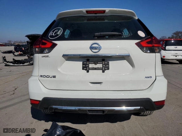2017 Nissan Rogue SL with VIN 5N1AT2MVXHC823635, listed as a Copart auction lot 44452375 with 82,912 mi miles and Salvage Title. Bid and sale history available at carsss.com. Image 6.