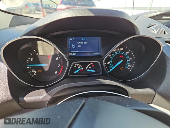 2015 Ford Escape SE with VIN 1FMCU9GX2FUB30481, listed as a Copart auction lot 53916855 with 138,949 mi miles and Salvage Title. Bid and sale history available at carsss.com. Image 9.