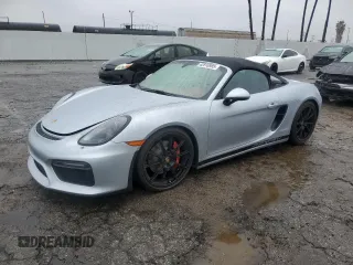 2016 Porsche Boxster Spyder с VIN WP0CC2A86GS152478, выставлен на аукционе Copart как лот 42810985 с пробегом 27 249 миль миль и Списание • Salvage title. История ставок и продаж доступна на DreamBid. Изображение 1.