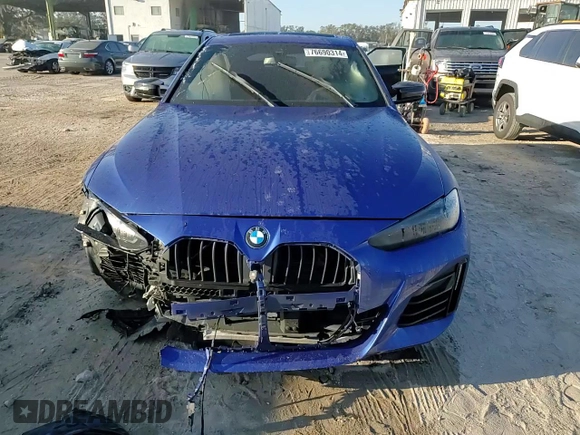 2022 BMW 4 Series M440i xDrive с VIN WBA13AW00NFL94612, выставлен на аукционе Copart как лот 76690314 с пробегом Не указан миль и Списание • Salvage title. История ставок и продаж доступна на DreamBid. Изображение 11.