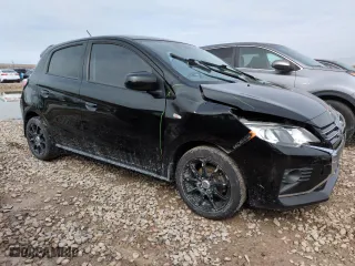 2021 Mitsubishi Mirage ES with VIN ML32AUHJ5MH002377, listed as a Copart auction lot 50264875 with 40,763 mi miles and Salvage Title. Bid and sale history available at carsss.com. Image 4.