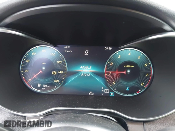 2019 Mercedes-Benz C 300 z VIN WDDWJ8DB6KF875249, wystawiony jako IAAI lot #42454994 z przebiegiem 51 013 mil mil oraz . Historia ofert i sprzedaży dostępna na DreamBid. Obrazek 7.