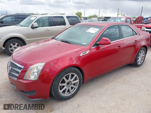 2009 Cadillac CTS RWD w/1SB with VIN 1G6DU57V090146810, listed as a IAAI auction lot 41907133 with 120,108 mi miles. Bid and sale history available at carsss.com. Image 2.