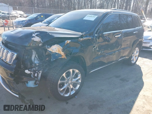 2020 Jeep Grand Cherokee Summit with VIN 1C4RJFJGXLC127554, listed as a IAAI auction lot 41600201 with 40,819 mi miles and . Bid and sale history available at DreamBid. Image 6.