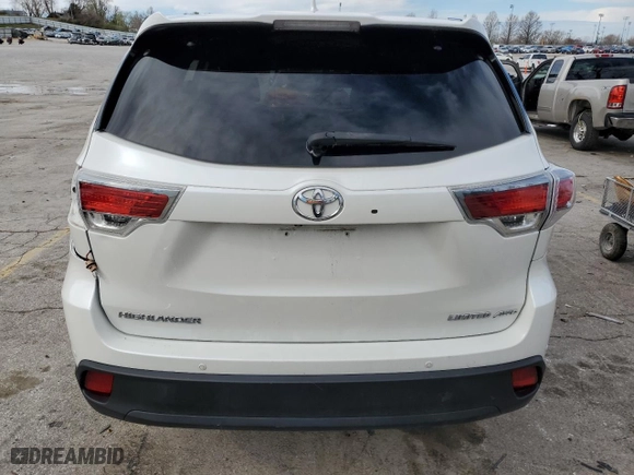 2015 Toyota Highlander Limited with VIN 5TDDKRFH9FS137585, listed as a Copart auction lot 49834255 with 138,281 mi miles and Salvage Title. Bid and sale history available at carsss.com. Image 6.