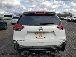 2020 Nissan Rogue SV with VIN JN8AT2MVXLW114025, listed as a Copart auction lot 49346225 with 45,434 mi miles and Salvage Title. Bid and sale history available at carsss.com. Image 6.