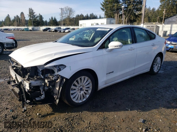 2016 Ford Fusion SE Hybrid with VIN 3FA6P0LU0GR282385, listed as a Copart auction lot 47653955 with 87,994 mi miles and Salvage Title. Bid and sale history available at carsss.com. Image 1.