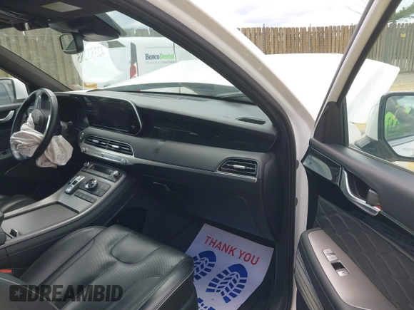 2022 Hyundai Palisade Calligraphy z VIN KM8R7DHE0NU364862, wystawiony jako IAAI lot #42353285 z przebiegiem 54 936 mil mil oraz . Historia ofert i sprzedaży dostępna na DreamBid. Obrazek 5.