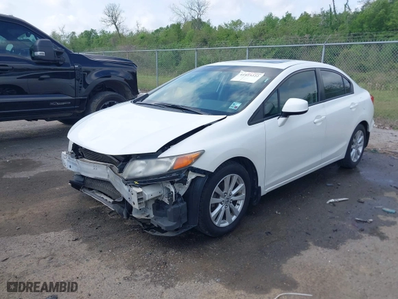 2012 Honda Civic Sdn EX with VIN JHMFB2F88CS000347, listed as a IAAI auction lot 41923222 with 178,793 mi miles. Bid and sale history available at carsss.com. Image 18.