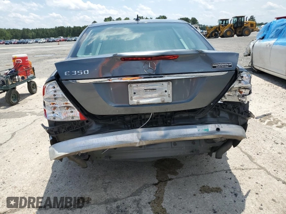 2009 Mercedes-Benz E-Class Luxury 3.5L with VIN WDBUF56X09B376277, listed as a Copart auction lot 57485144 with 129,127 mi miles and Salvage Title. Bid and sale history available at carsss.com. Image 6.