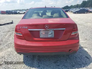 2014 Mercedes-Benz C 250 Sport with VIN WDDGF4HB6ER309832, listed as a Copart auction lot 61725615 with 123,341 mi miles and Salvage title. Bid and sale history available at DreamBid. Image 6.
