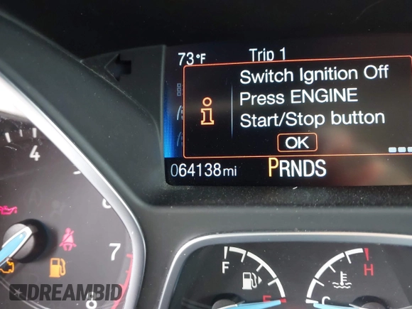 2017 Ford Focus Titanium with VIN 1FADP3N2XHL230766, listed as a IAAI auction lot 42386275 with 64,138 mi miles and . Bid and sale history available at DreamBid. Image 15.