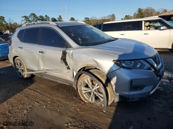 2019 Nissan Rogue SV with VIN 5N1AT2MT9KC793162, listed as a Copart auction lot 46518095 with 71,143 mi miles and Salvage Title. Bid and sale history available at carsss.com. Image 4.