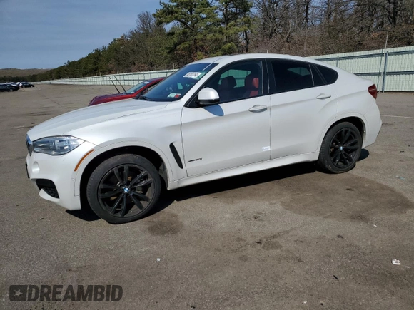 2018 BMW X6 xDrive50i with VIN 5UXKU6C52J0W39147, listed as a Copart auction lot 48183764 with 83,934 mi miles. Bid and sale history available at carsss.com. Image 1.