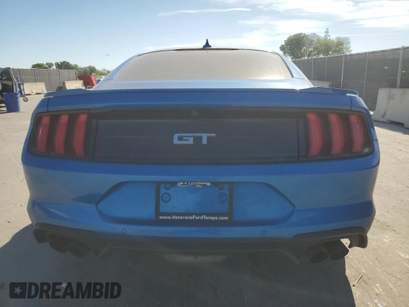 2020 Ford Mustang GT with VIN 1FA6P8CF8L5175338, listed as a Copart auction lot 49947045 with 62,954 mi miles and Salvage Title. Bid and sale history available at DreamBid. Image 6.