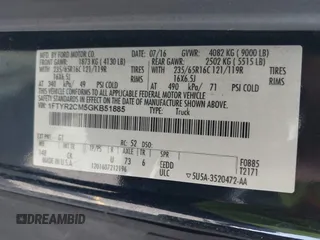 2016 Ford Transit Cargo with VIN 1FTYR2CM5GKB51885, listed as a IAAI auction lot 42561062 with 113,759 mi miles and . Bid and sale history available at DreamBid. Image 9.