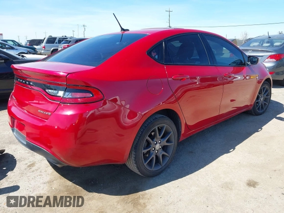 2016 Dodge Dart SXT z VIN 1C3CDFBB8GD701170, wystawiony jako IAAI lot #41885491 z przebiegiem 108 658 mil mil oraz . Historia ofert i sprzedaży dostępna na DreamBid. Obrazek 4.