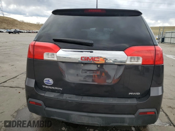 2013 GMC Terrain SLE with VIN 2GKFLREK5D6393480, listed as a Copart auction lot 50374415 with 104,245 mi miles and Salvage Title. Bid and sale history available at carsss.com. Image 6.
