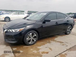 2021 Nissan Sentra SV z VIN 3N1AB8CV0MY297208, wystawiony jako Copart lot #57310485 z przebiegiem 53 863 mil mil oraz Szkoda całkowita • Salvage title. Historia ofert i sprzedaży dostępna na DreamBid. Obrazek 1.