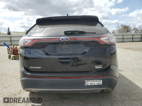 2017 Ford Edge SEL with VIN 2FMPK3J94HBB56913, listed as a Copart auction lot 50784205 with 59,810 mi miles and Clean Title. Bid and sale history available at carsss.com. Image 6.