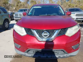 2015 Nissan Rogue SV with VIN KNMAT2MV9FP552979, listed as a IAAI auction lot 41412809 with 235,127 mi miles. Bid and sale history available at carsss.com. Image 6.