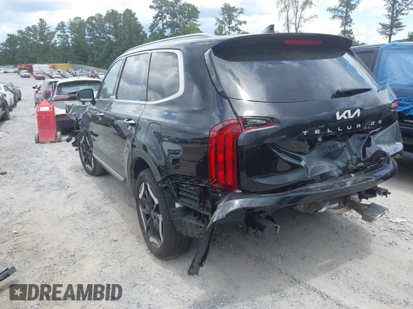2025 Kia Telluride S with VIN 5XYP6DGC3SG612078, listed as a IAAI auction lot 42694686 with 12,167 mi miles and . Bid and sale history available at DreamBid. Image 3.