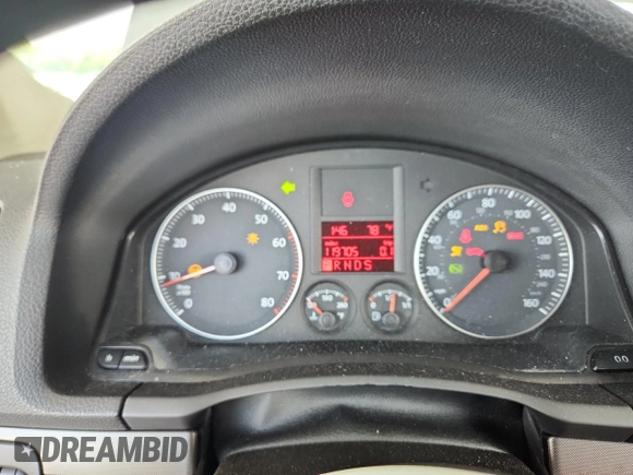 2007 Volkswagen Rabbit with VIN WVWBR71K37W184199, listed as a Copart auction lot 60083535 with 119,705 mi miles and Salvage title. Bid and sale history available at DreamBid. Image 9.