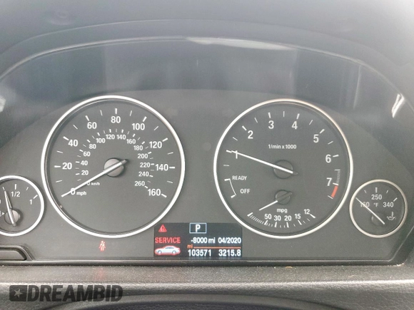 2014 BMW 3 Series 328i with VIN WBA3A5G56ENP31354, listed as a Copart auction lot 54749045 with 103,571 mi miles and Clean title. Bid and sale history available at DreamBid. Image 9.