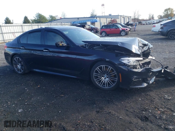 2017 BMW 5 Series 530i xDrive with VIN WBAJA7C33HG904294, listed as a Copart auction lot 81557244 with Not Provided miles and Salvage Title. Bid and sale history available at carsss.com. Image 4.