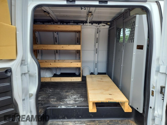 2023 Chevrolet Express Cargo with VIN 1GCWGAFP8P1113635, listed as a Copart auction lot 62947825 with 37,544 mi miles and Salvage title. Bid and sale history available at DreamBid. Image 11.