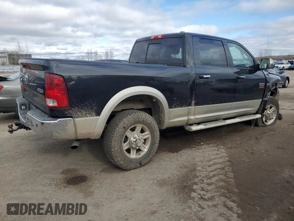 2010 Dodge Ram 2500 TRX with VIN 3D7TT2CT4AG151092, listed as a Copart auction lot 80816894 with 158,050 mi miles and Salvage Title. Bid and sale history available at carsss.com. Image 3.