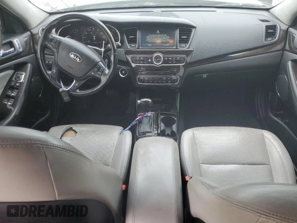 2014 Kia Cadenza Premium with VIN KNALN4D7XE5141114, listed as a Copart auction lot 72999484 with 187,302 mi miles and Salvage Title. Bid and sale history available at carsss.com. Image 8.