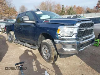 2024 Ram 2500 Tradesman with VIN 3C6UR5CJ7RG249937, listed as a IAAI auction lot 41793987 with 1 mi miles. Bid and sale history available at carsss.com. Image 1.