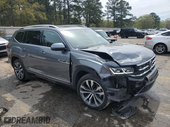 2023 Volkswagen Atlas SEL Premium R-Line z VIN 1V2FR2CA8PC549940, wystawiony jako Copart lot #50596565 z przebiegiem 19 750 mil mil oraz Szkoda całkowita • Salvage title. Historia ofert i sprzedaży dostępna na DreamBid. Obrazek 4.