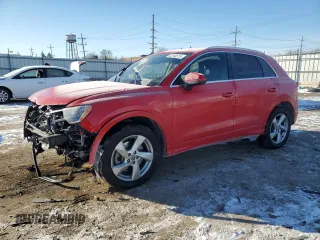 2020 Audi Q3 Premium z VIN WA1AECF32L1108072, wystawiony jako Copart lot #42240715 z przebiegiem 54 356 mil mil oraz Szkoda całkowita • Salvage title. Historia ofert i sprzedaży dostępna na DreamBid. Obrazek 1.