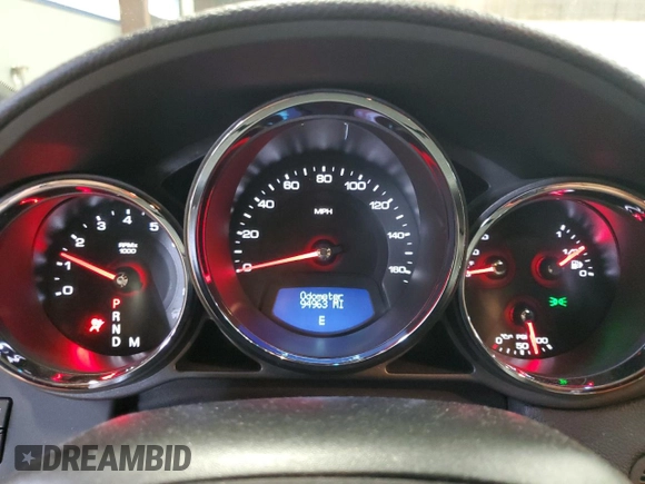 2013 Cadillac CTS Premium with VIN 1G6DP1E3XD0103876, listed as a Copart auction lot 53304795 with 94,963 mi miles and Salvage Title. Bid and sale history available at DreamBid. Image 9.