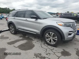 2020 Ford Explorer Platinum with VIN 1FM5K8HC9LGA43773, listed as a Copart auction lot 58918285 with 114,897 mi miles and Salvage title. Bid and sale history available at DreamBid. Image 4.