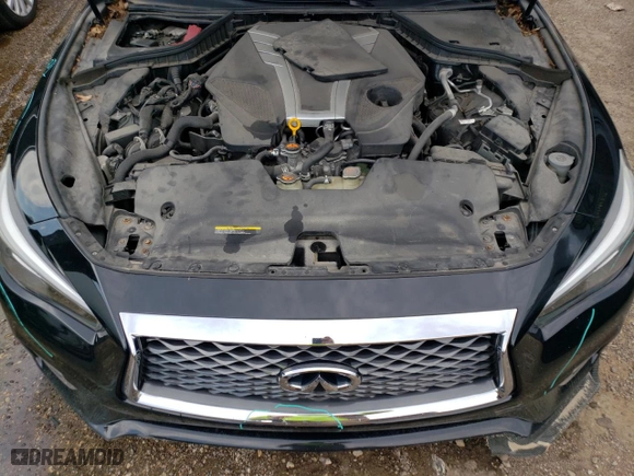 2018 Infiniti Q50 3.0t SPORT with VIN JN1EV7AR6JM438483, listed as a Copart auction lot 61816704 with NaN miles and Salvage Title. Bid and sale history available at carsss.com. Image 11.