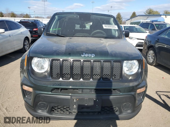 2021 Jeep Renegade Sport with VIN ZACNJCAB8MPM32790, listed as a Copart auction lot 46588925 with 52,146 mi miles and Salvage title. Bid and sale history available at DreamBid. Image 5.
