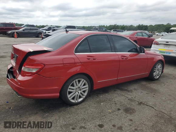 2009 Mercedes-Benz C 300 Sport with VIN WDDGF54X09R045603, listed as a Copart auction lot 55055815 with 108,575 mi miles and Salvage Title. Bid and sale history available at DreamBid. Image 3.