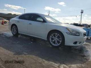 2014 Nissan Maxima S with VIN 1N4AA5AP9EC485809, listed as a Copart auction lot 58154995 with 174,201 mi miles and Non repairable. Bid and sale history available at DreamBid. Image 4.
